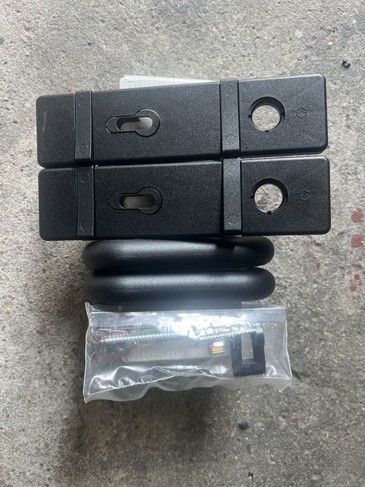 Klamka klamka czarna z tworzywa