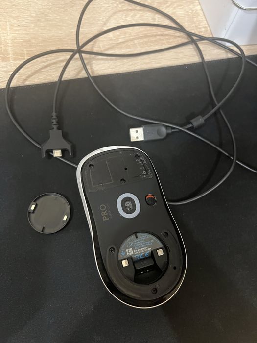 Мишка Logitech G Pro x Superligth (проапгрейджена)