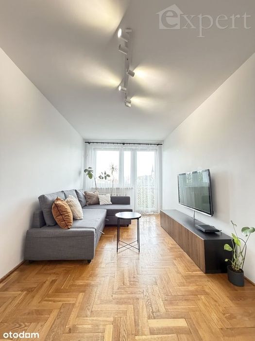 3 pokoje, 56,6 m², duży balkon, centrum