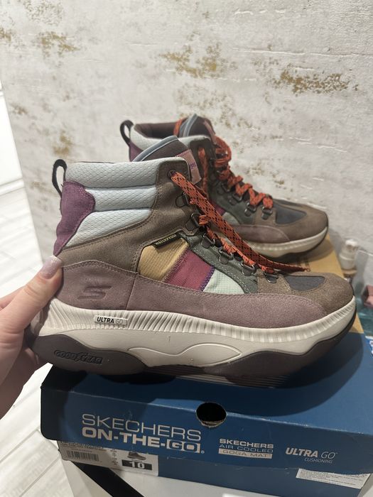 Skechers зима зимові  термо жіночі ботикі сапогі сапожкі черевикі