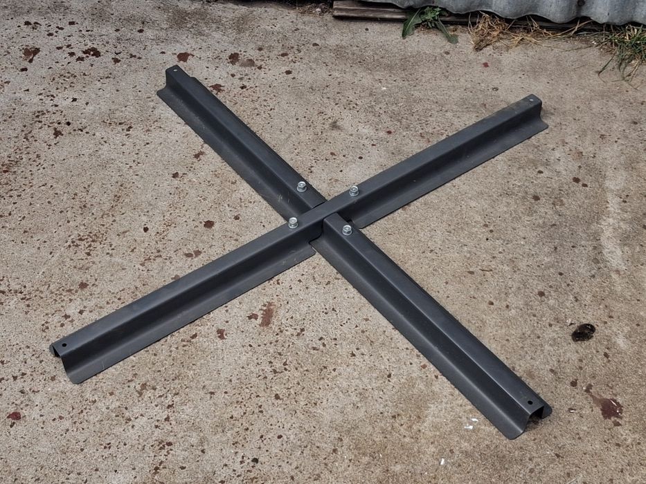 Parasol ogrodowy 300 cm, regulowany, podnoszony wysięgnik z podstawą