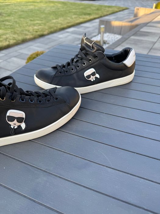 Buty skórzane Karl Lagerfeld