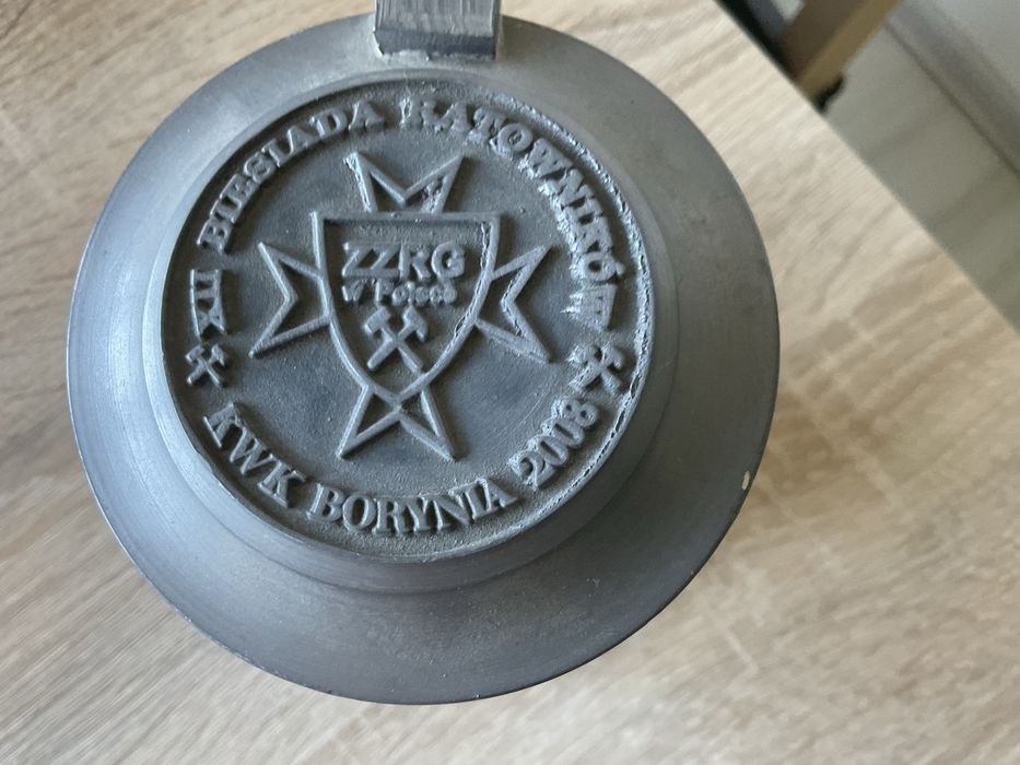 Kufel cynowy KWK BORYNIA  1,35 kg