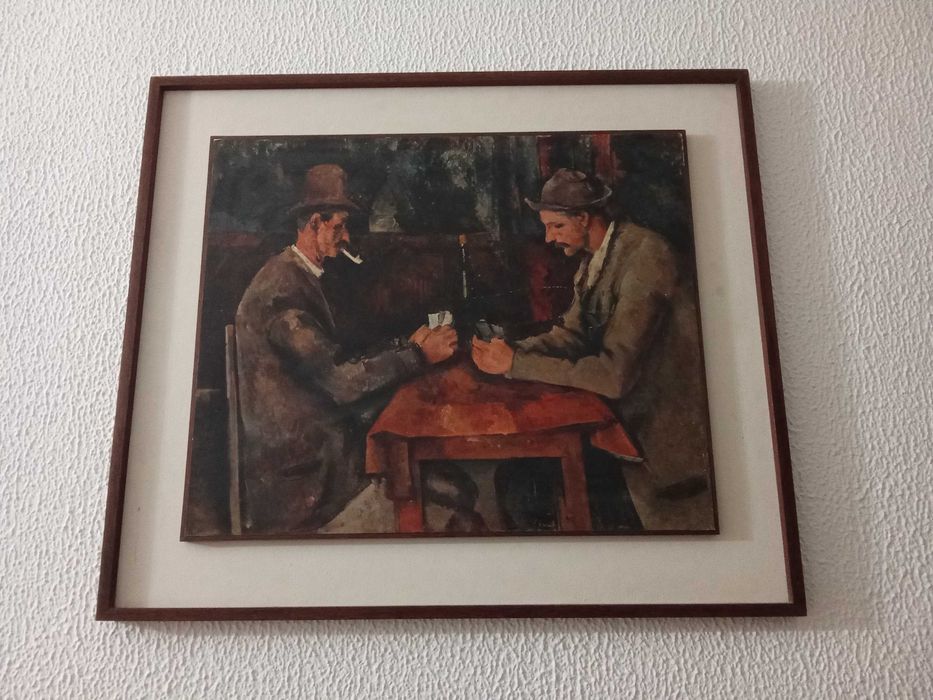 Quadro antigo em bom estado