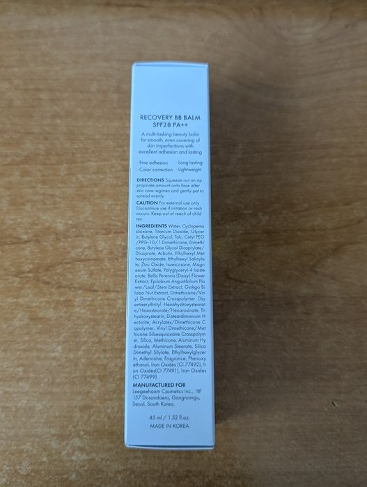 Стійкий ББ крем-бальзам з матовим фінішем Dr.Ceuracle Recovery BB Balm