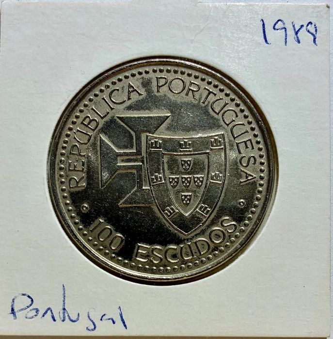 Moedas de escudo a 1 euro