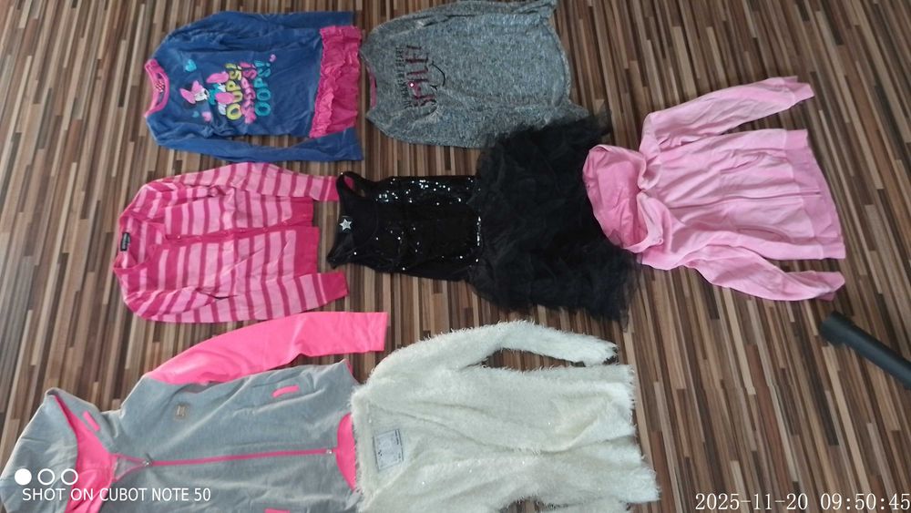 122-128 mega paka dla dziewczynki tanioooo