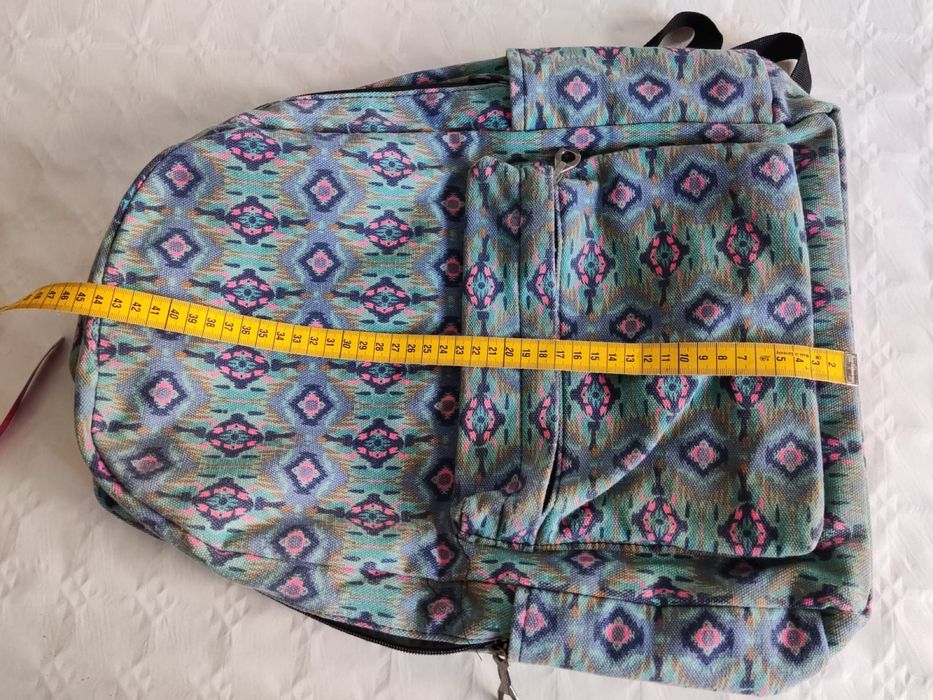 Mochila tecido estampado etnico