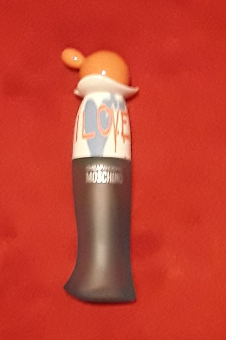 Frasco perfume VAZIO Moschino I Love Love, para colecção