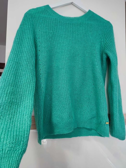 Sweter wełniany moherowy