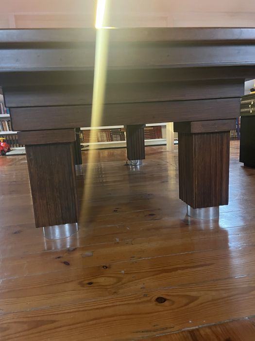Mesa bilhar, comprada em antiquario. Anos 40