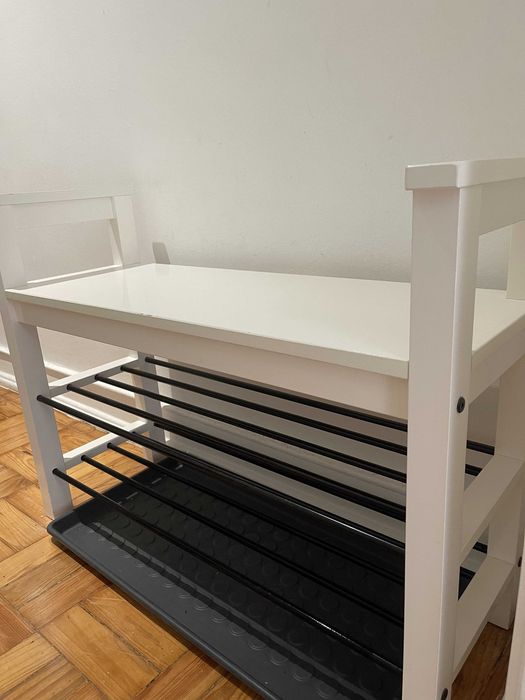 IKEA TJUSIG banco e cabideiro