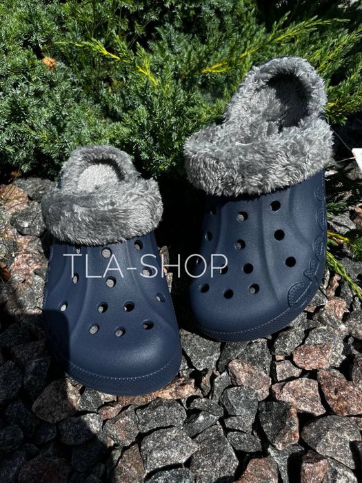 Чоловічі/жіночі утеалені крокси бая crocs Baya Lined Fuzz Strap