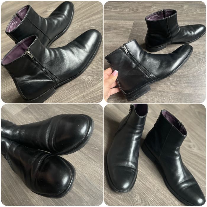 Взуття чоловіче шкіряне р. 42-43 туфлі чоботи хайтопи берці