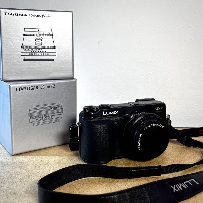 Panasonic LUMIX GX7 + obiektywy !!OKAZJA!!