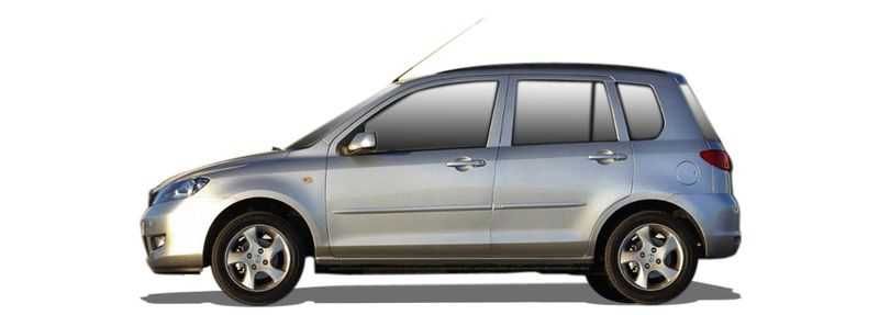 Bagażnik Dachowy MAZDA 2 Hatchback od 2003 do 2007 bazowy bez relingów