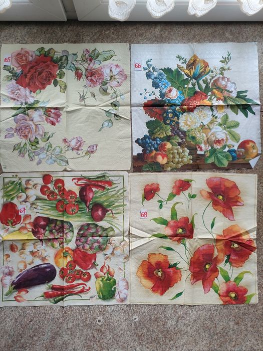 Serwetki papierowe decoupage