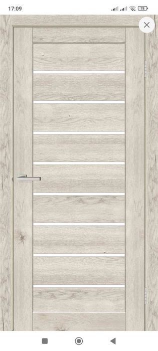 Двері нові (колір світлий дуб)