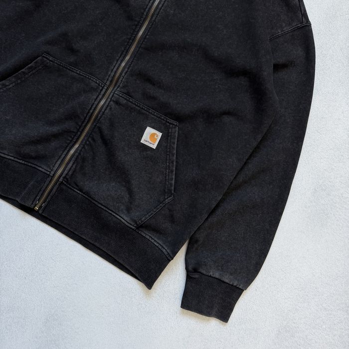 Зип худи Carhartt WIP Hooded Graphite Кофта Кархарт Графит Оверсайз