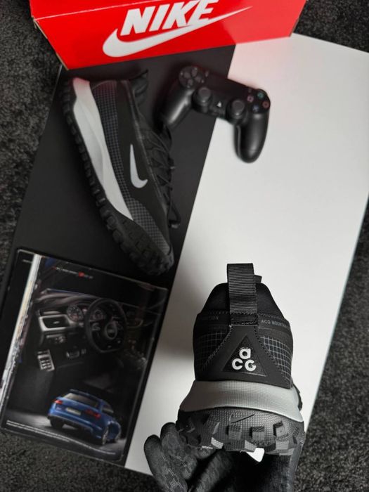 Чоловічі кросівки найк маунтін флай Nike ACG Mountain Fly Low GTX Black Grey [41-46]