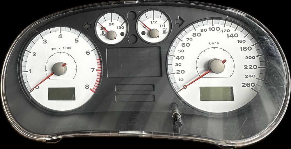 Licznik Zegary Seat Leon 1 Toledo 2 Białe tarcze