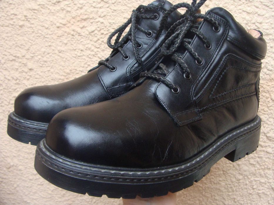 46/29.5 см Cincinnati ботинки черные кожаные зимние меховые