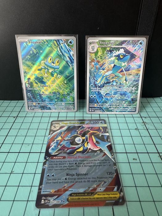 Pokemon Frokie - Frogadier - Greninja