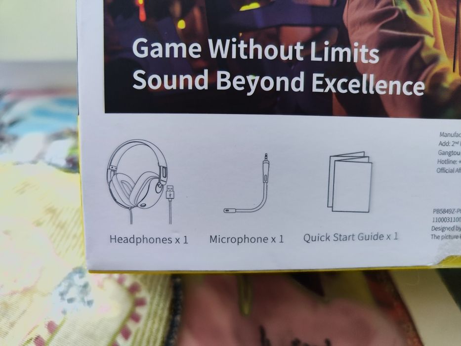 Наушники Baseus GoPlay 1+ Max Gaming Wired Headphones. Новенькие