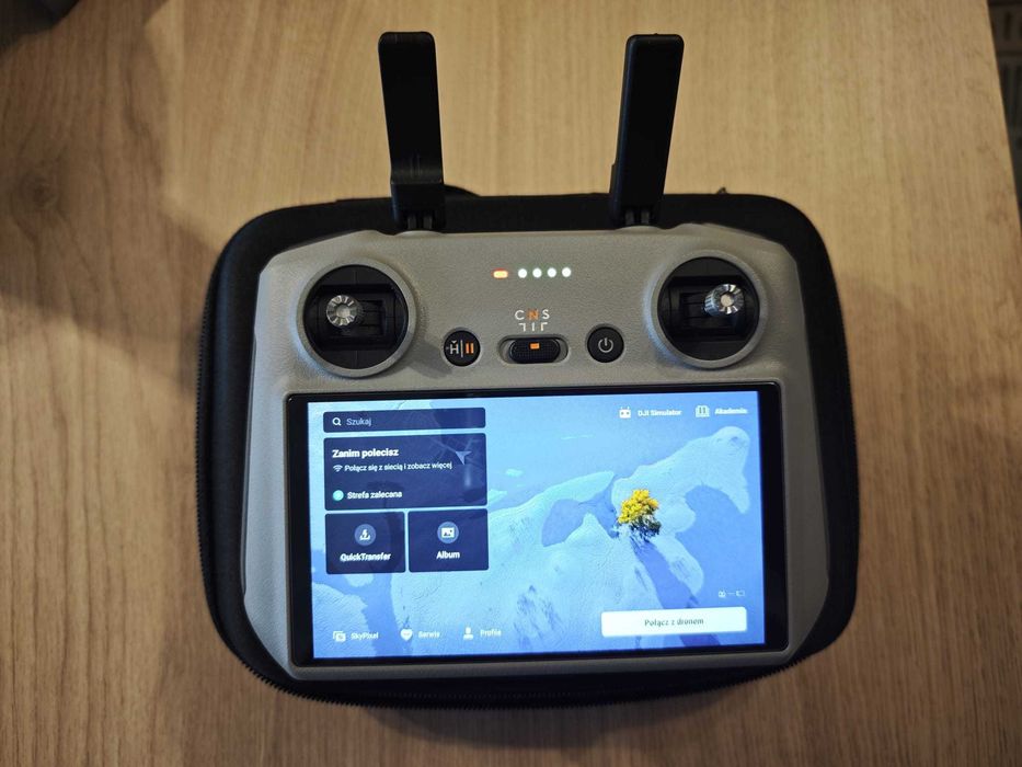 DJI RC 2 jak NOWY GWARANCJA DJI kontroler pilot z ekranem RC331 + szkło i etui - Mini 4 pro 5 pro Lito NEO FLIP Avata 360