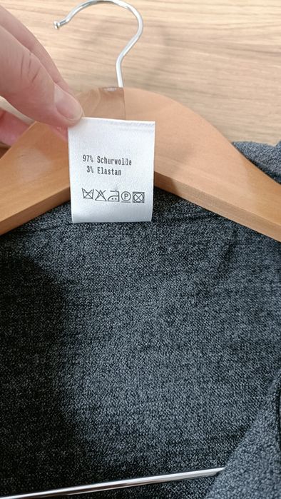 Garnitur damski zestaw garsonka spódnica ołówkowa marynarka wełna