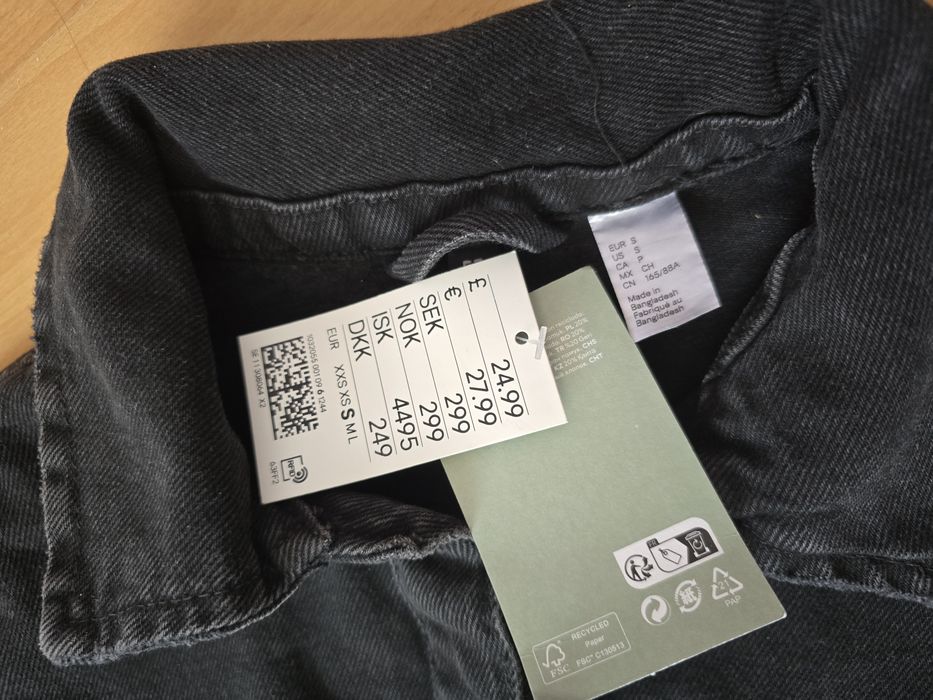 Джинсова куртка H&M divided нова