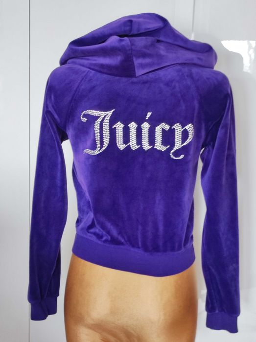 - Juicy Couture - Welurowa bluza r. XS / S