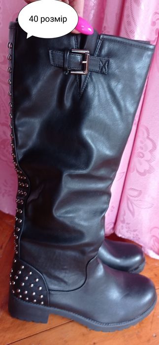 Осінні чобітки ,нові. 40 розмір