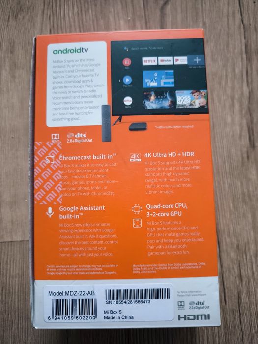 Xiaomi TV Mi Box S 4K Android TV