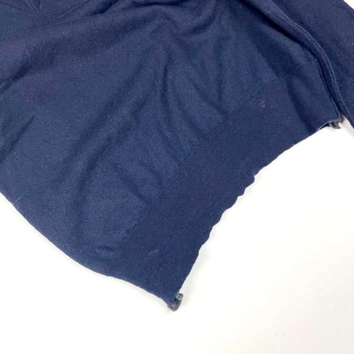Dolce & Gabbana navy wełniany sweter vintage
