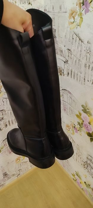 сапоги шкіряні жіночі Jil Sander