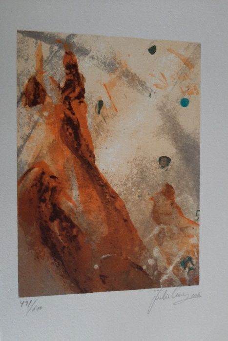 Serigrafia de Júlio Cruz