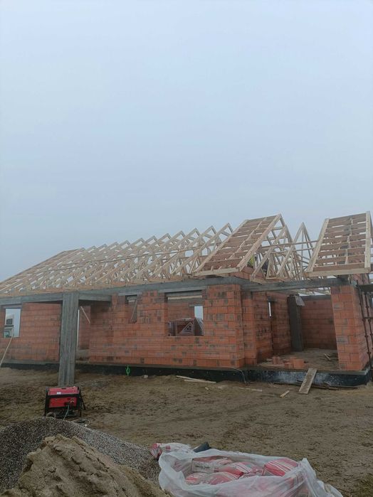 Wiązary dachowe , ,więźba dachowa ,dachy,konstrukcje drewniane, tartak