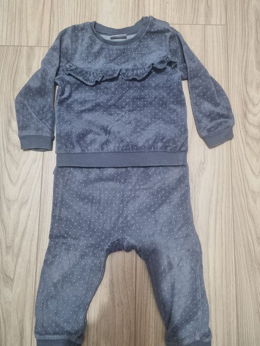 Dres welurowy dla dziewczynki 86
