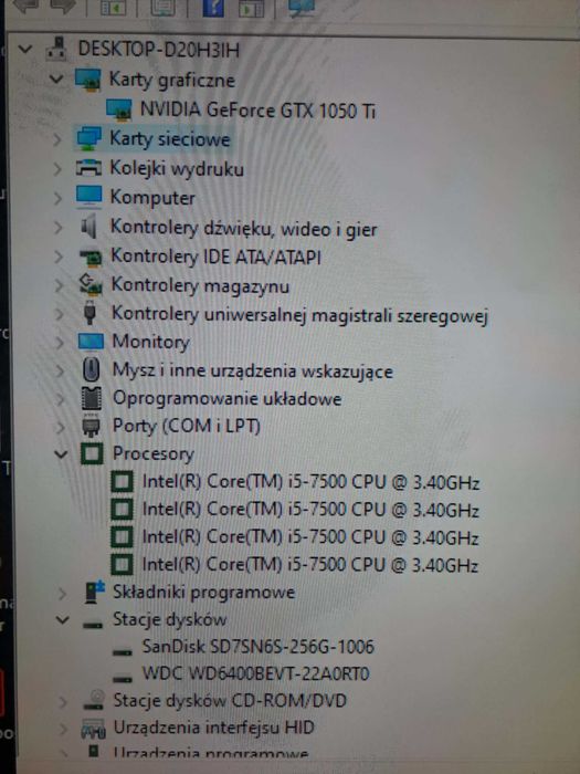 komputer stacjonarny zestaw do gier