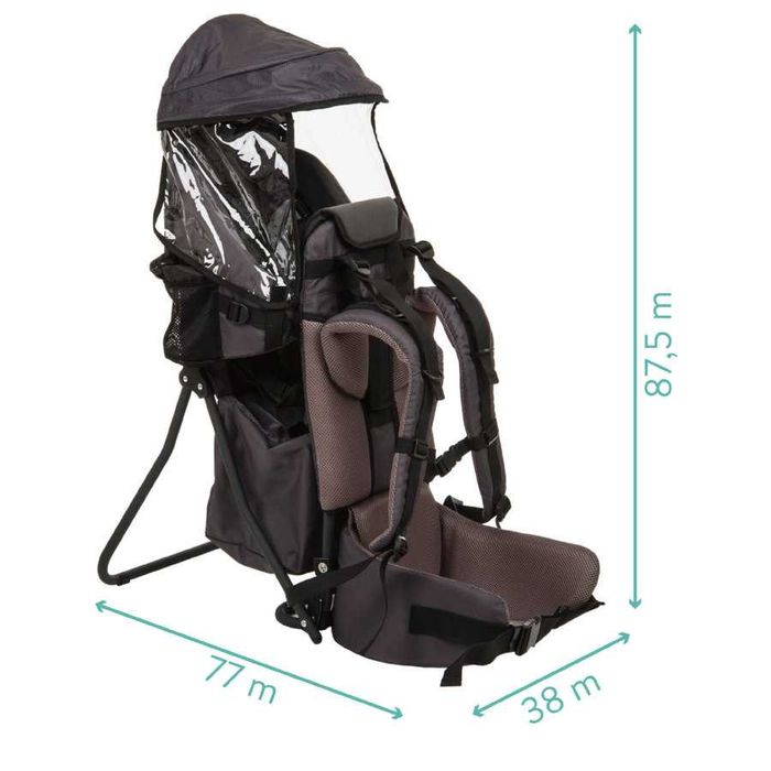 Nosidełko turystyczne Explorer szare