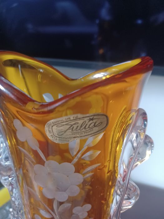 Wazon kryształowy Huta Julia