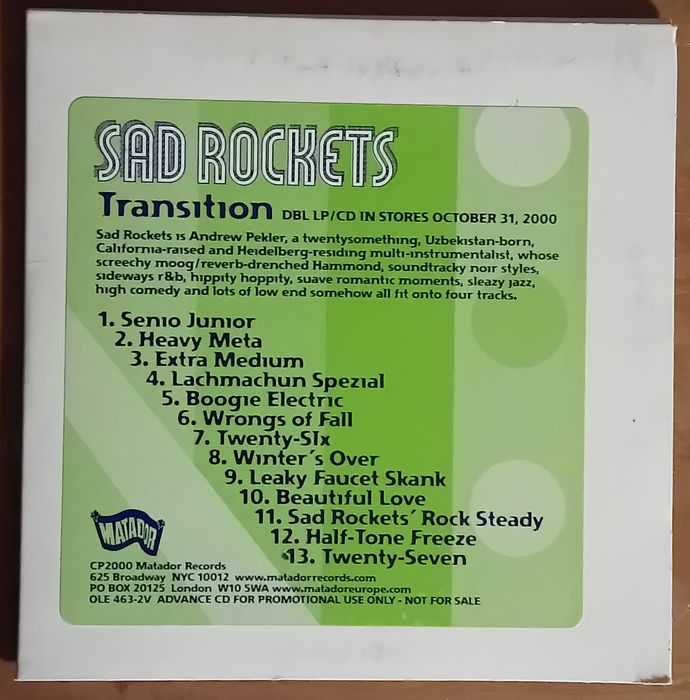 CDs: Max Tundra, Scanner, urban dance squad...