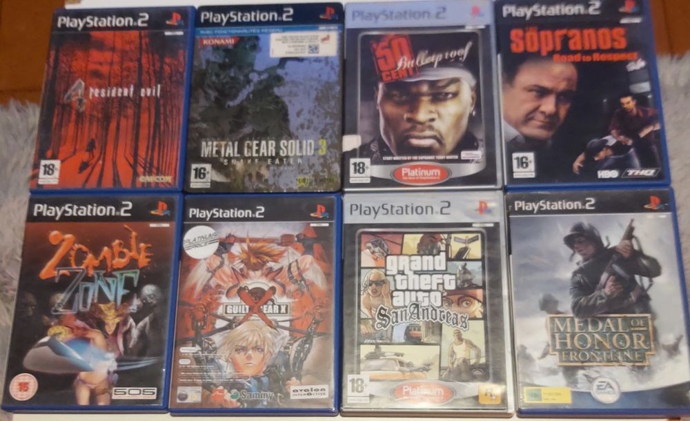 PlayStation 2 Vários Jogos.