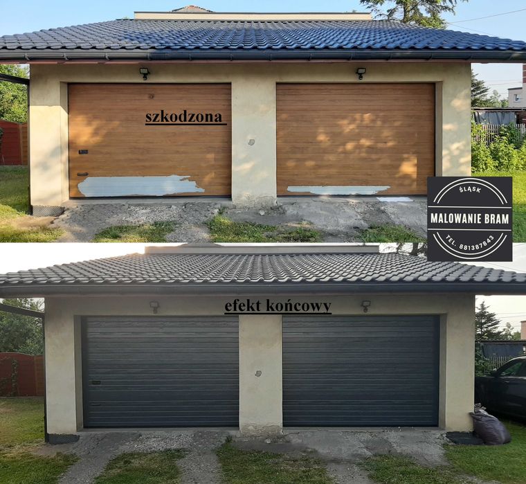 MALOWANIE naprawa BRAMA garażowa segmentowa Wiśniowski MAZOWIECKIE