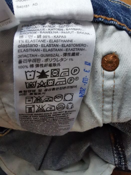 Levi's 512 W31 L34 spodnie jeansowe jeansy Levis