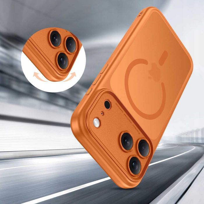 Etui Plecki Tech-protect do Apple iPhone 17 Pro Max pomarańczowy