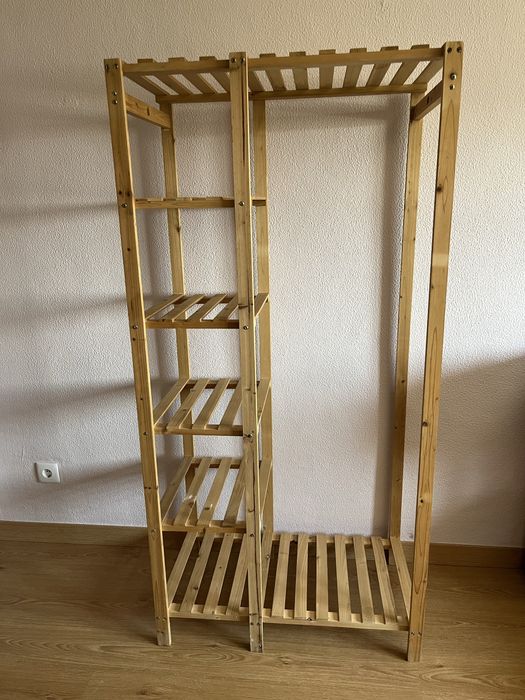 Armario roupa com lona