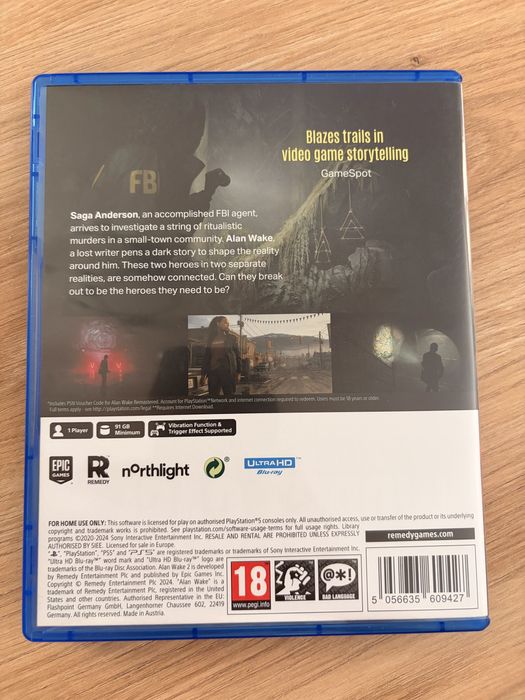 Gra Alan Wake 2 ps5
