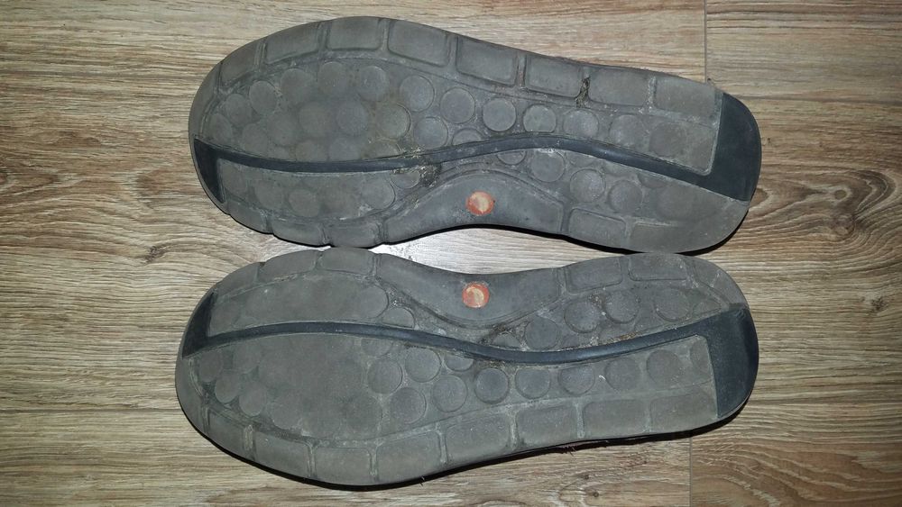 Buty CLARKS Unstructured 42/43 27.5cm Skórzane* półbuty brązowe skóra